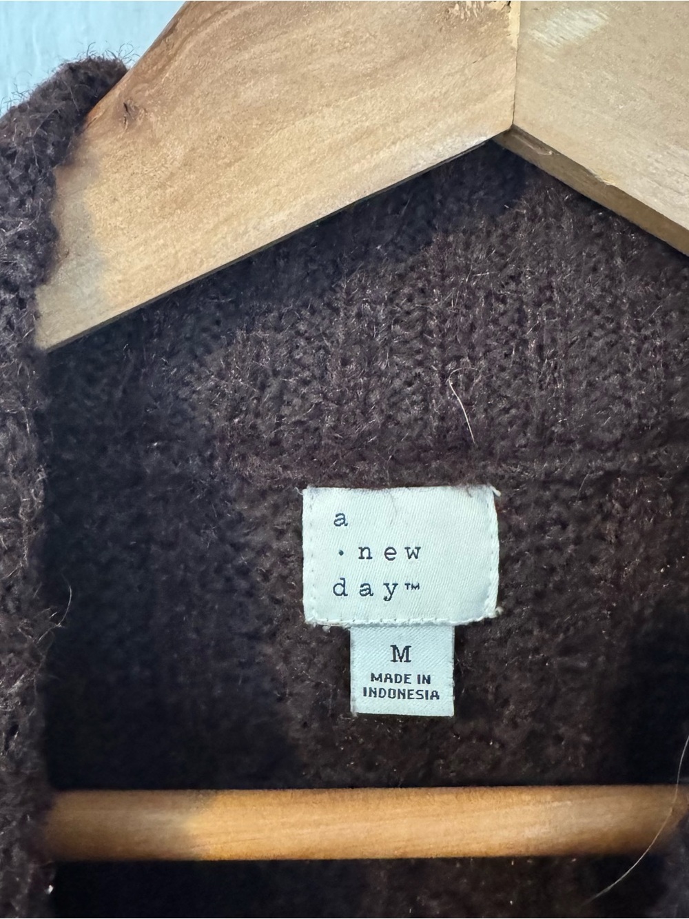A New Day Brown Sweater Vest - Picture 3 of 4